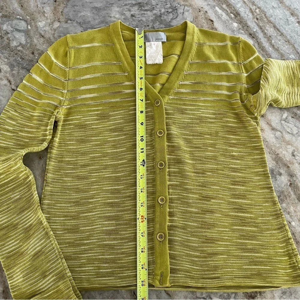 Vintage Missoni Striped V-Neck Cardigan Sweater It 42 Or Us 6 — image 5 of 7